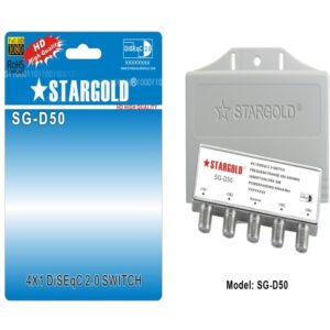 Stargold 4X1 Waterproof Diseqc Sg-D50