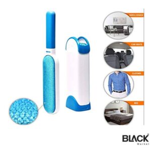 Reusable Pet Hair Removal Brush Pet Fur Remover With Self Cleaning Base