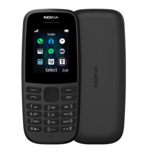 Nokia 105 (Single Sim) Black
