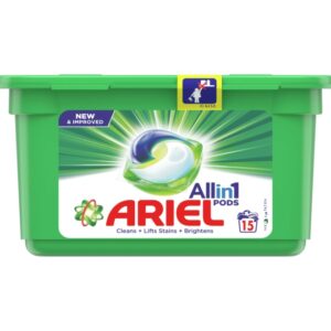 Ariel All in One Pods Washing Liquid Capsules Original Scent 15pcs