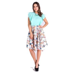 Skirt – Cream with Floral Design 26