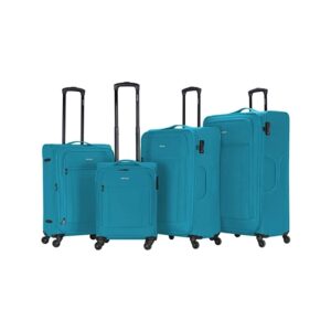 StargoldLightweightPolyesterTrolleyLuggageSet