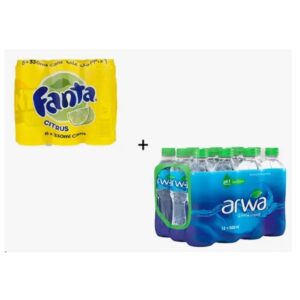 Arwa-Water-12x500ml-Fanta-Citrus-6x330ml