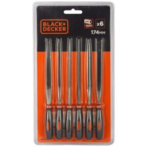Black-Decker-BDHT22148-Steel-Needle-File-Set-6-Pieces