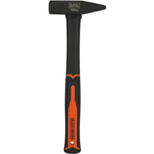 Black-Decker-BDHT51395-Bimaterial-Fiberglass-Handle-Metal-DIN-Hammer