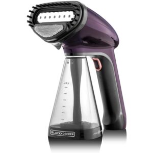 Black-Decker-HST1500-1500W-Handheld-Portable-Garment-Steamer-with-Auto-Shut-Off-Purple