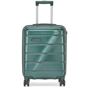 Carlton-CA-MILAN55GRN-55cm-4-Wheel-Cabin-Luggage-Trolley-Green