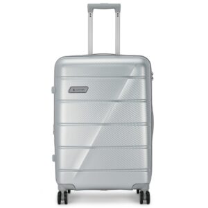 Carlton-CA-MILAN55SIL-55cm-4-Wheel-Cabin-Luggage-Trolley-Silver