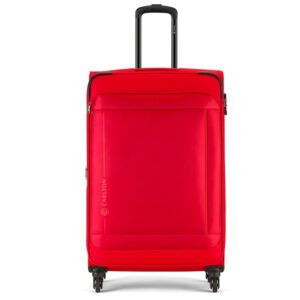 Carlton-DOVER55SC-55cm-Cooper-4-Wheel-Spinner-Soft-Top-Cabin-Size-Trolley-Scarlet-Sage