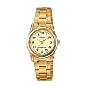 Casio-LTP-V001G-9BUDF-Women-s-Watch-Analog-Gold-Dial-Gold-Stainless-Band