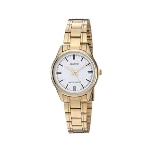 Casio-LTP-V005G-7AUDF-Women-s-Watch-Analog-White-Dial-Gold-Stainless-Band