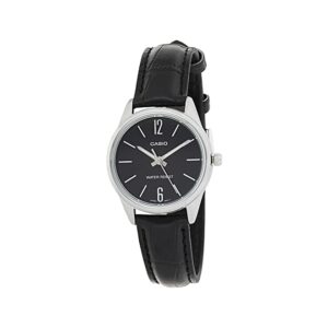 Casio-LTP-V005L-1BUDF-Women-s-Watch-Analog-Black-Dial-Black-Leather-Band