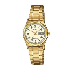 Casio-LTP-V006G-9BUDF-Women-s-Watch-Analog-Champagne-Dial-Gold-Stainless-Band