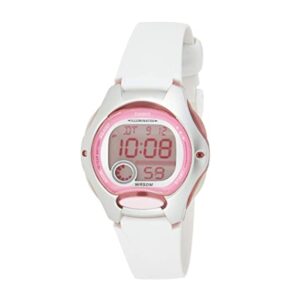 Casio-LW-200-7AVDF-Women-s-Watch-Digital-Pink-Dial-White-Resin-Band