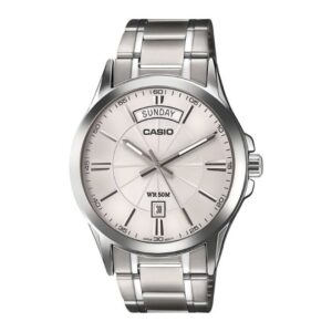 Casio-MTP-1381D-7AVDF-Men-s-Watch-Analog-Silver-Dial-Silver-Stainless-Band