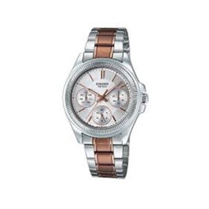 Casio-MTP-E305RG-7AVD-Men-s-Watch-Analog-Silver-Dial-Silver-Rose-Gold-Stainless-Band