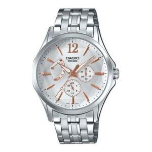 Casio-MTP-E320DY-7AVDF-Men-s-Watch-Analog-Silver-Dial-Silver-Stainless-Band