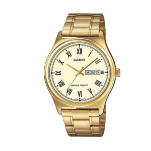 Casio-MTP-V006G-9BUDF-Mens-Watch-Analog-Champagne-Dial-Gold-Stainless-Band