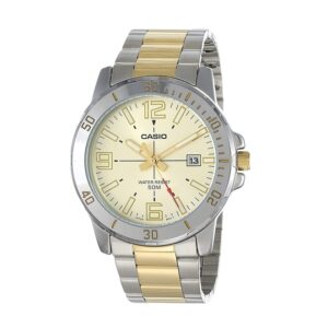 Casio-MTP-VD01SG-9BVUDF-Mens-Watch-Analog-Champagne-Dial-Silver-Gold-Stainless-Band