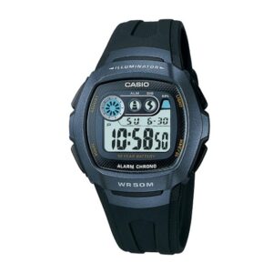 Casio-W-210-1BVDF-Mens-Watch-Digital-Grey-Dial-Blue-Resin-Band