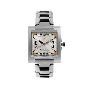 Fastrack-1229SM04-Mens-Analog-Watch-Silver-Dial-Stainless-Steel-Strap