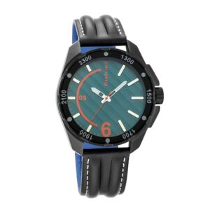 Fastrack-3084NL03-Mens-Watch-Analog-Green-Dial-Black-Leather-Band