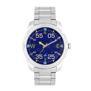 Fastrack-3123SM06-Mens-Analog-Watch-Blue-Dial-Stainless-Steel-Strap