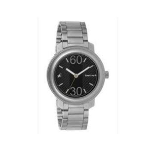 Fastrack-3222SM02-Mens-Analog-Watch-Black-Dial-Stainless-Steel-Strap