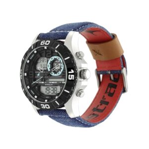 Fastrack-38035SL05-Mens-Analog-Digital-Watch-Black-Dial-Blue-Denim-Strap