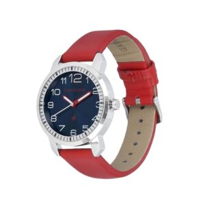 Fastrack-6111SL02-WoMens-Analog-Watch-Blue-Dial-Red-Leather-Strap