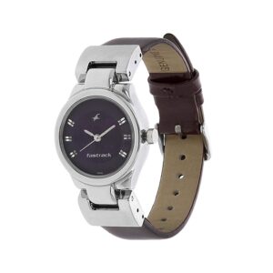 Fastrack-6114SL03-WoMens-Analog-Watch-Purple-Dial-Purple-Leather-Strap
