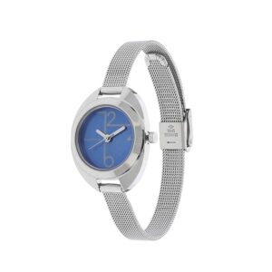 Fastrack-6125SM01-WoMens-Analog-Watch-Blue-Dial-Stainless-Steel-Mesh-Strap