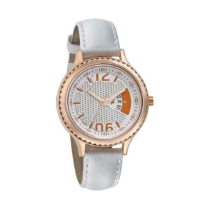 Fastrack-6168WL01-WoMens-Analog-Watch-White-Dial-White-Leather-Strap