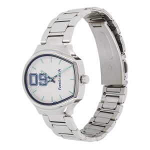 Fastrack-6175SM01-WoMens-Analog-Watch-White-Dial-Stainless-Steel-Strap