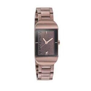 Fastrack-6201KM02-WoMens-Watch-Analog-Brown-Dial-Brown-Stainless-Band