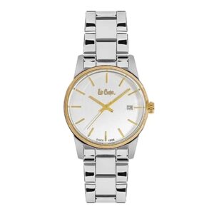 Lee-Cooper-LC06346-220-WoMens-Analog-Watch-White-Dial-Silver-Stainless-Steel-Strap