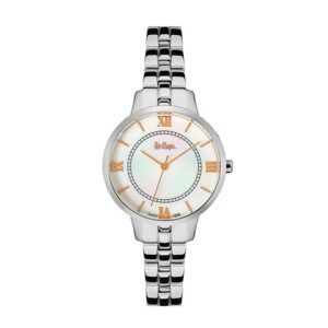 Lee-Cooper-LC06407-320-WoMens-Analog-Watch-White-Dial-Stainless-Steel-Strap