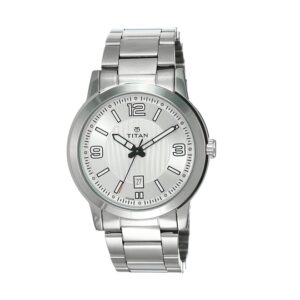 Titan-1730SM01-Mens-Watch-Classique-Collection-Analog-Silver-Dial-Silver-Stainless-Band