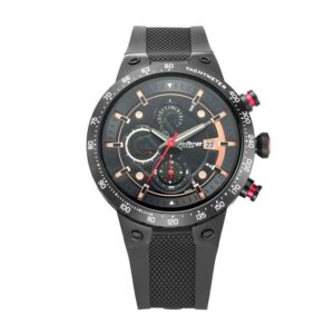 Titan-1761KP02-Mens-Watch-Octane-Collection-Analog-Black-Dial-Black-Plastic-Band