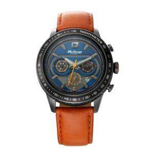 Titan-1762KL01-Mens-Watch-Classique-Collection-Analog-Blue-Dial-Brown-Leather-Band
