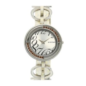 Titan-2502SL01-WoMens-Watch-Purple-Collection-Analog-Silver-Dial-White-Leather-Band