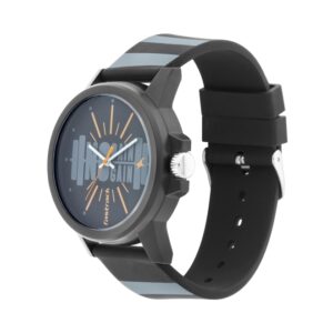 Titan-68012PP15-Unisex-Watch-Fastrack-Collection-Analog-Mix-Dial-Black-Silver-Plastic-Band