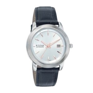 Titan-9426SL01-Mens-Watch-Automatic-Collection-White-Dial-Black-Leather-Band