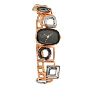 Titan-95118WM02-WoMens-Watch-Raga-Collection-Analog-Black-Dial-Rose-Gold-Stainless-Band