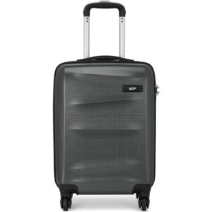 VIP-OAKLAND55-GREY-Oakland-55cm-4-Wheel-Hard-Top-Cabin-Size-Trolley-Grey