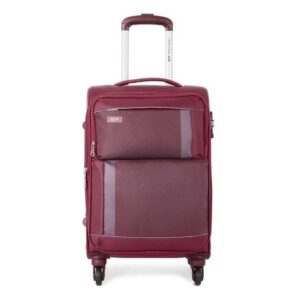 VIP-Pulse-56cm-4-Wheel-Cabin-Size-Trolley-Red