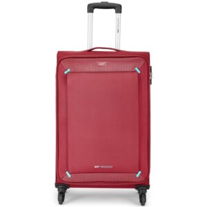 VIP-STAPPL57RD-4-Wheel-Soft-Casing-Cabin-Trolley-57cm-Red