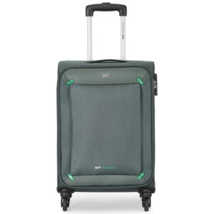 VIP-STAPPL69GR-4-Wheel-Soft-Casing-Medium-Check-In-Trolley-69cm-Grey