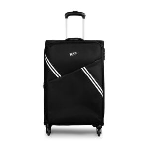 VIP-VERONA-69cm4-Wheel-Expandable-Medium-Soft-TrolleyBlack