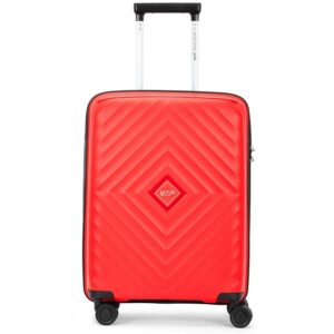 VIP-VI-QUAD8W55RED-Quad-55cm-4-Wheel-Hard-Top-Cabin-Size-Trolley-Red